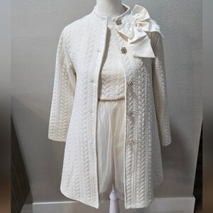 Girls coat and dress set